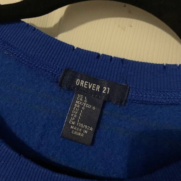 Striped cropped crewneck - Picture 2 of 2